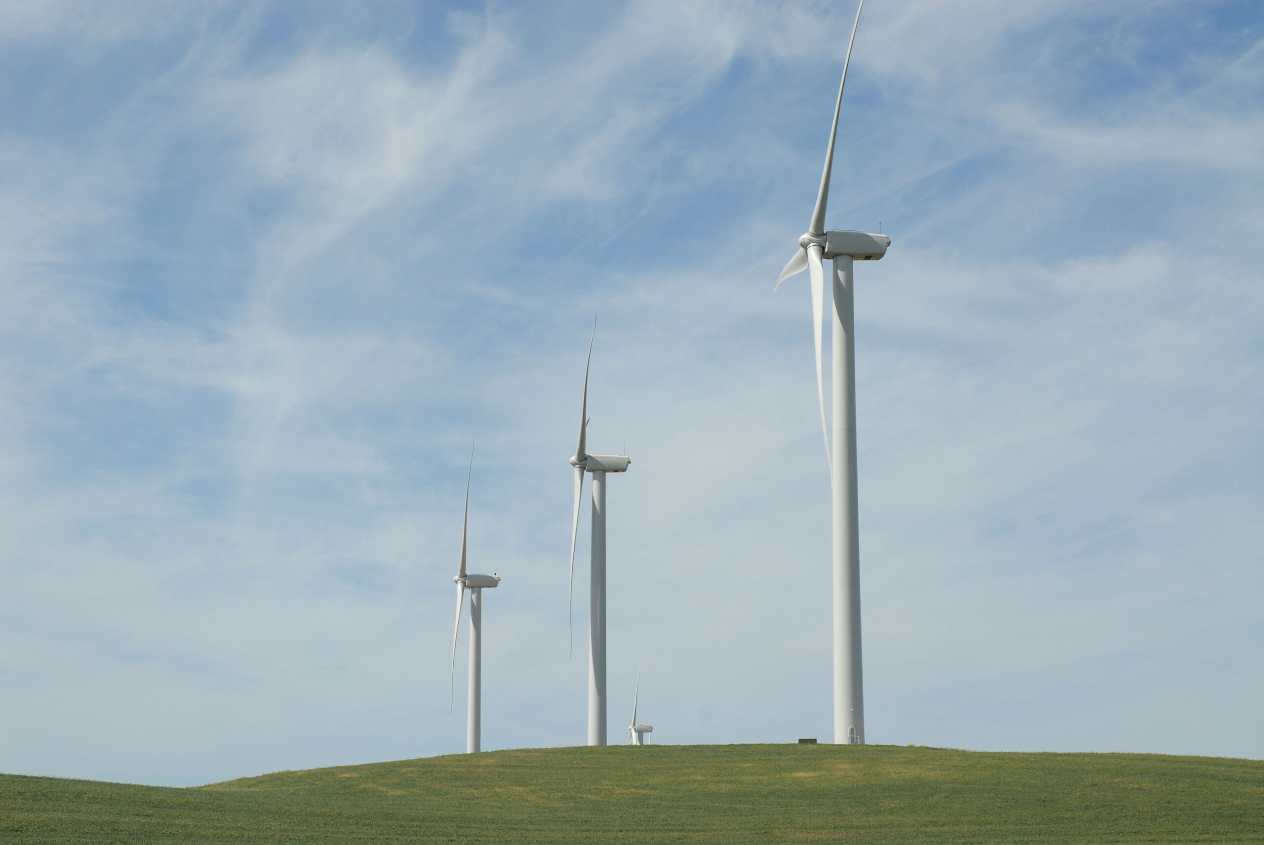 Wind turbines at Fairfield, California