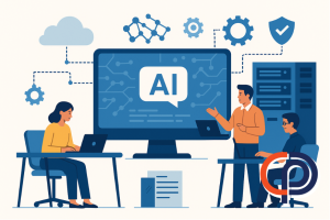 By leveraging AI in IT, companies can catch issues early, improve system performance, and protect against cyber threats in real time.