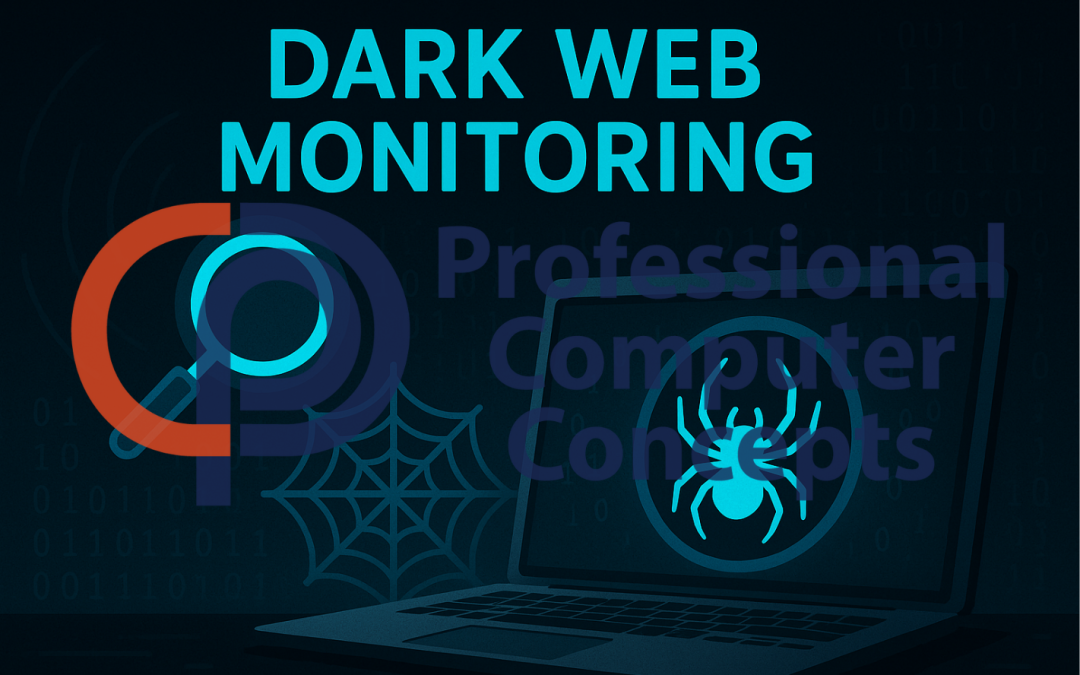 Dark web monitoring alerts businesses when employee or customer data appears on criminal marketplaces.
