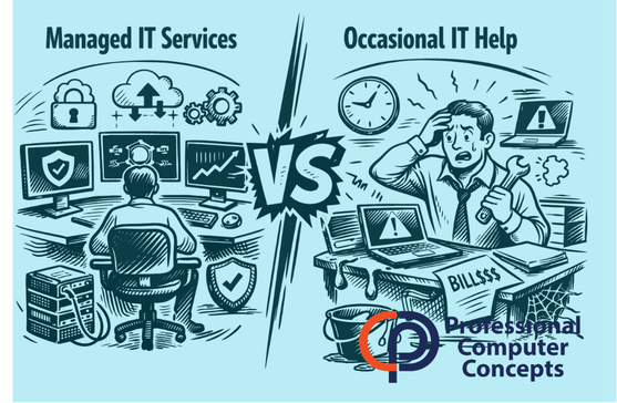 Understanding managed IT services vs occasional IT help helps small businesses reduce downtime and improve operations.