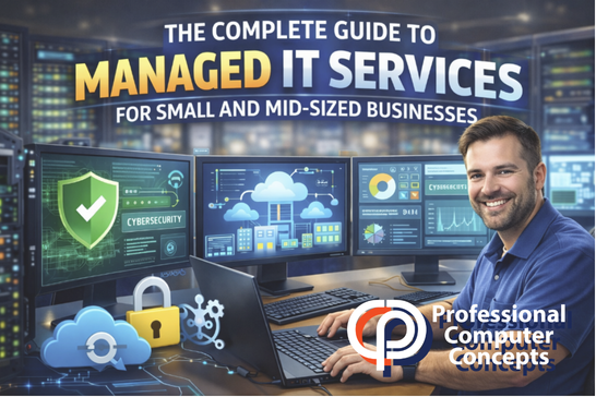 IT technician providing managed IT services, overseeing cybersecurity and cloud solutions for small and mid-sized businesses.