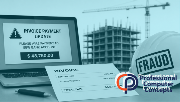 construction invoice fraud Bay Area affecting contractors through phishing and payment redirection scams