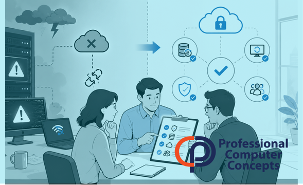 disaster recovery plan helping a business recover from technology disruption