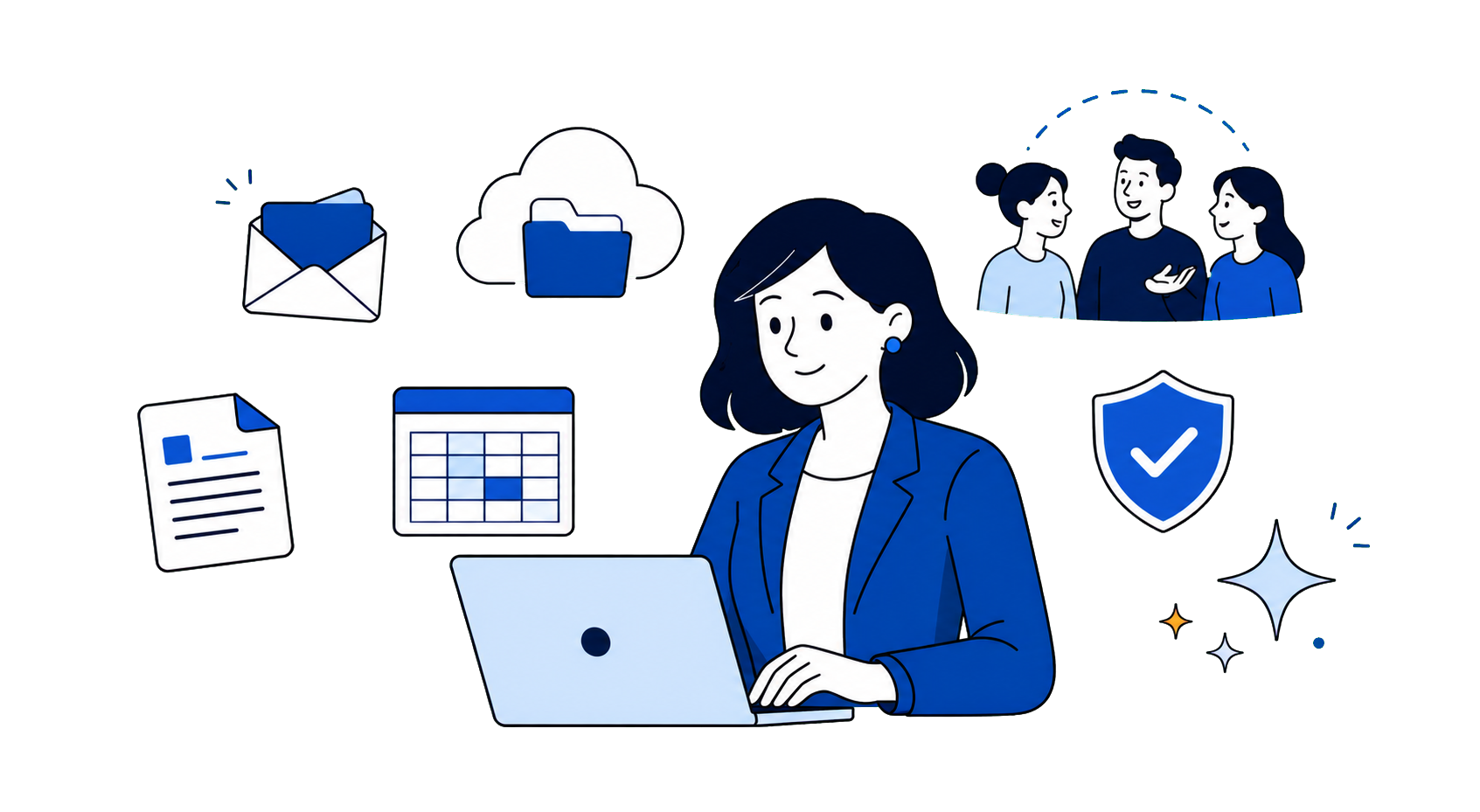 Microsoft 365 productivity, collaboration, cloud storage, and security resources