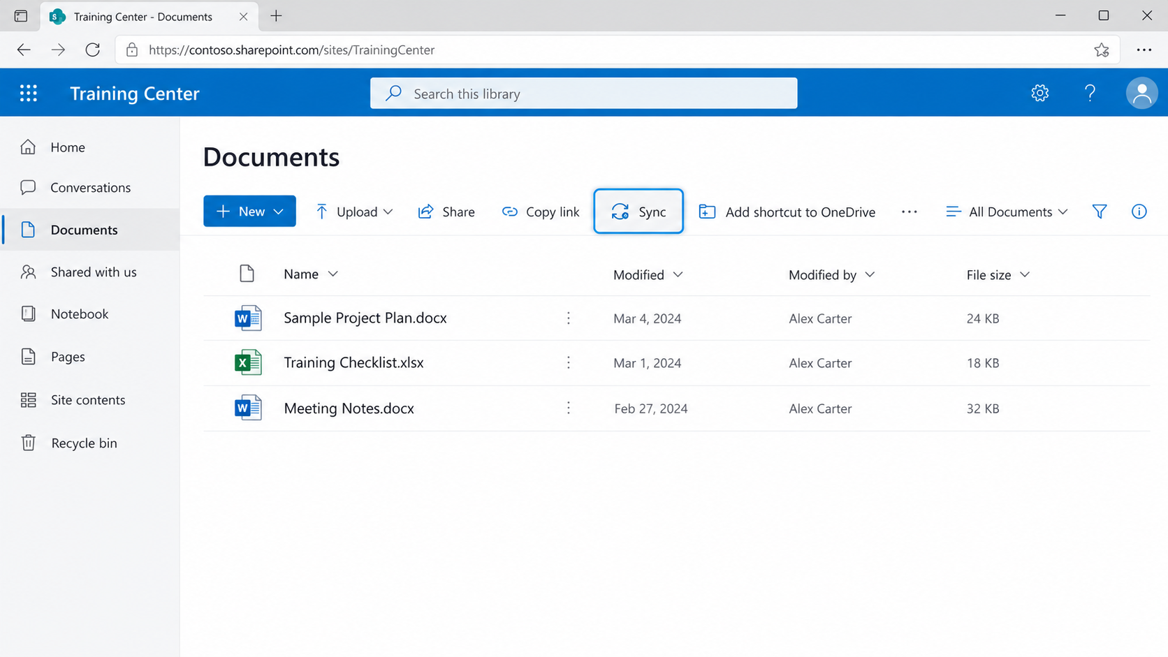 How to Sync SharePoint Files to File Explorer