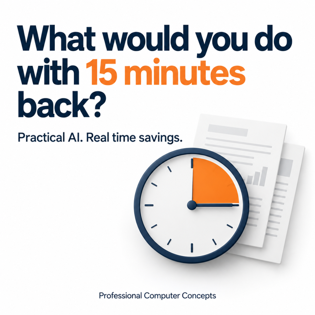 What would you do with 15 minutes?